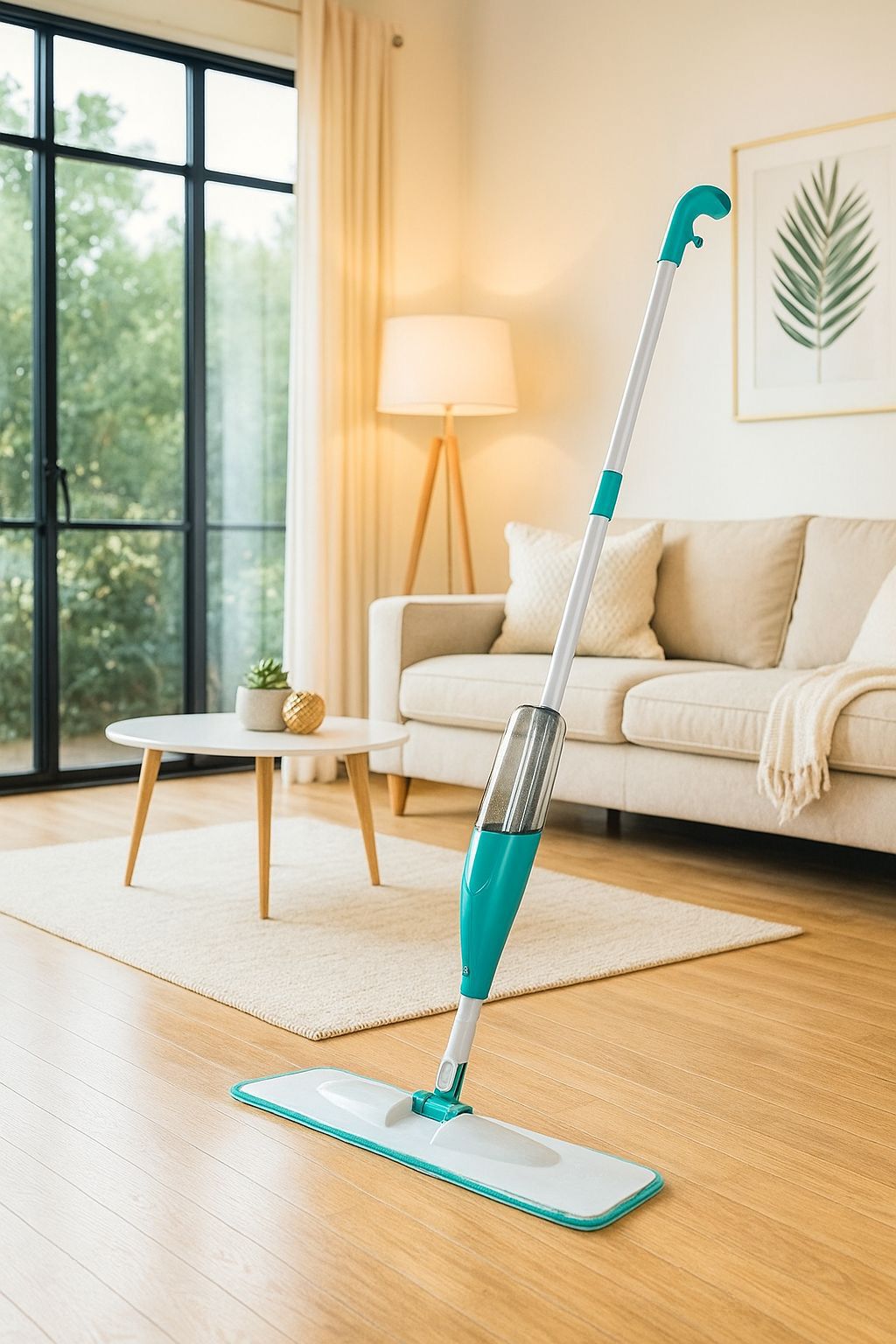 MICROFIBER FLOOR CLEANING SPRAY MOP