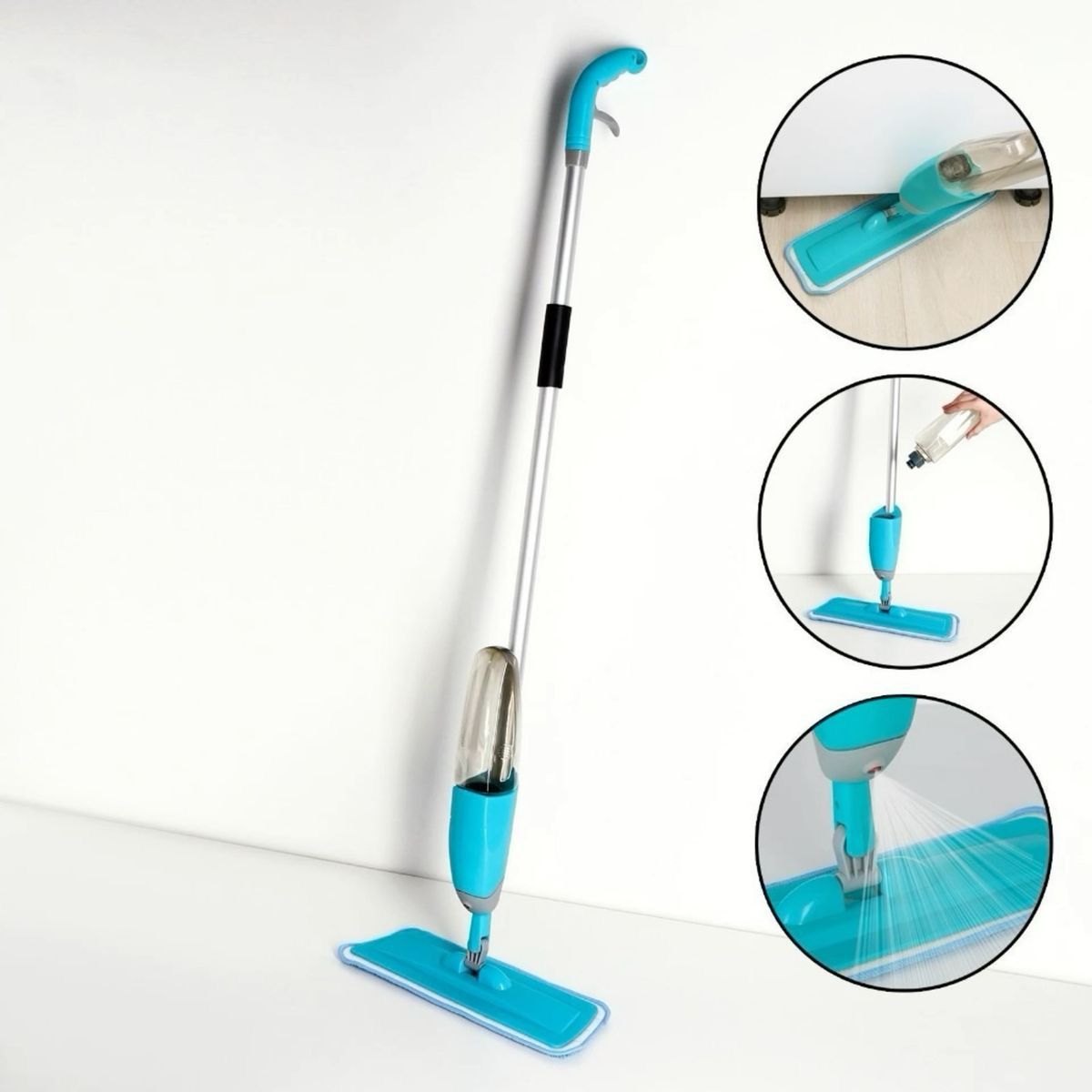 MICROFIBER FLOOR CLEANING SPRAY MOP